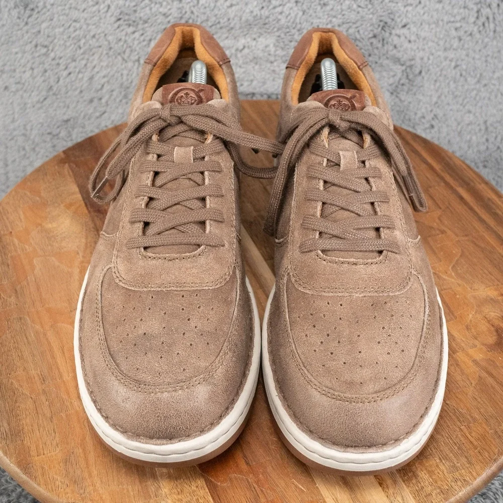 Born Men's Captain Brown Sneaker Lace Up Tie Shoes BM0018955 Size 10.5 M